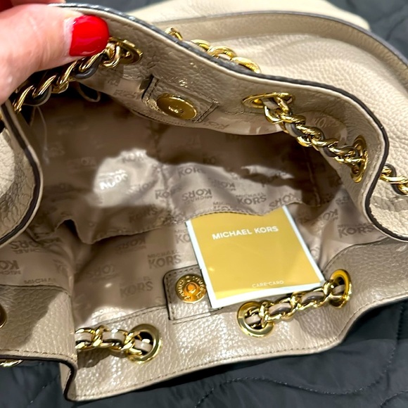 Michael Kors Leather Satchel - Picture 7 of 14